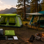 Barraca Camping Grande para Chuva e Sol