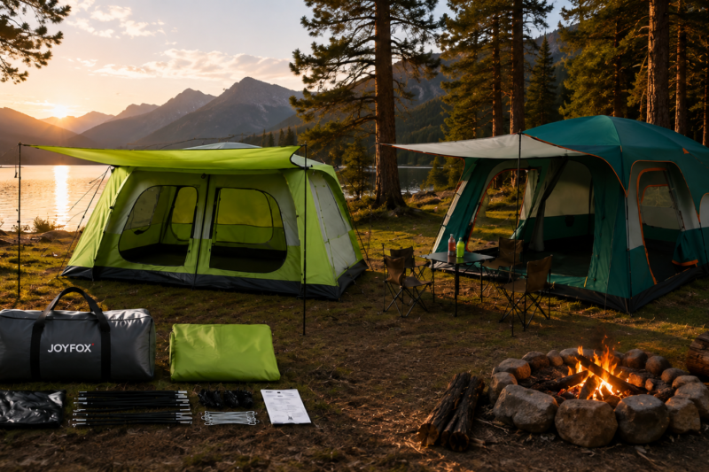 Barraca Camping Grande para Chuva e Sol