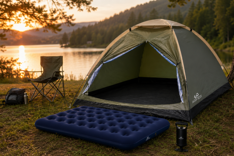 Kit Barraca Iglu 3/4 Pessoas Camping com Colchão Casal e Bomba Vale a Pena? Análise Completa!