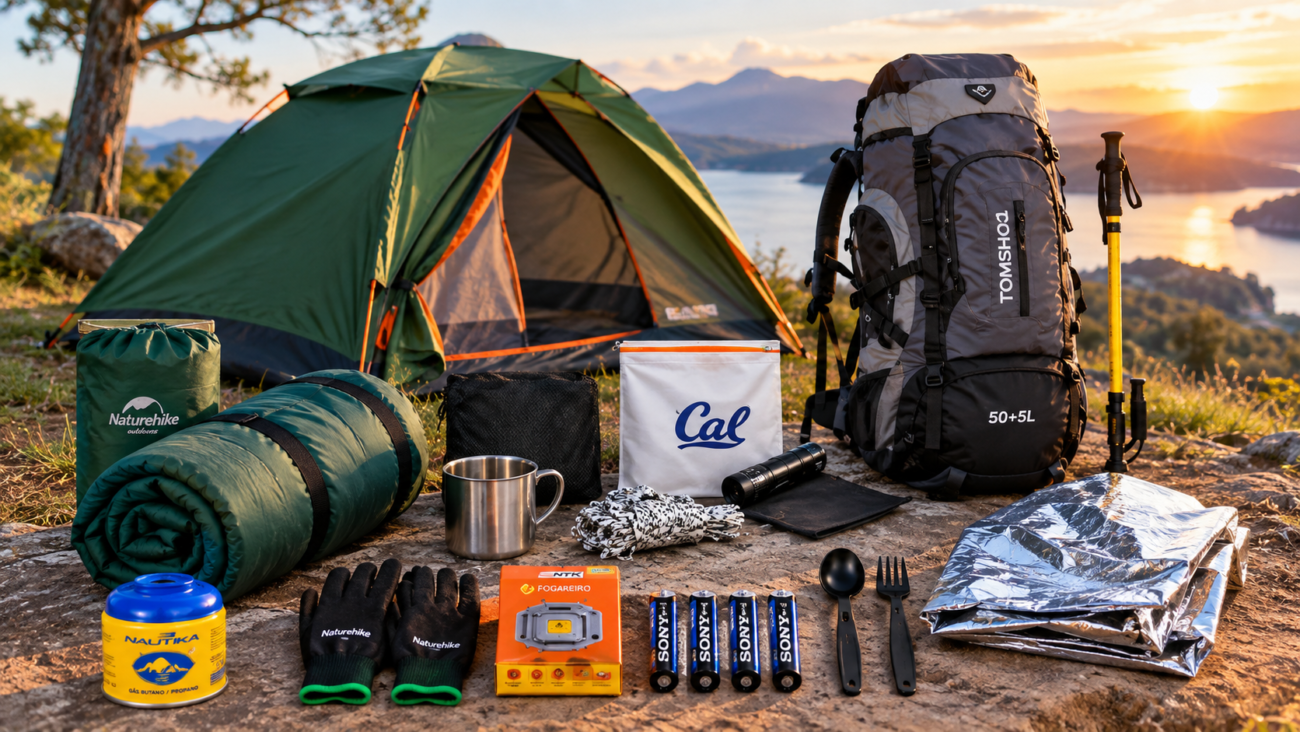 Kit Completo Camping e Trilha