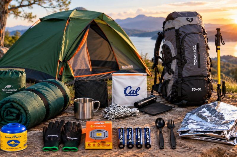 Kit Completo Camping e Trilha