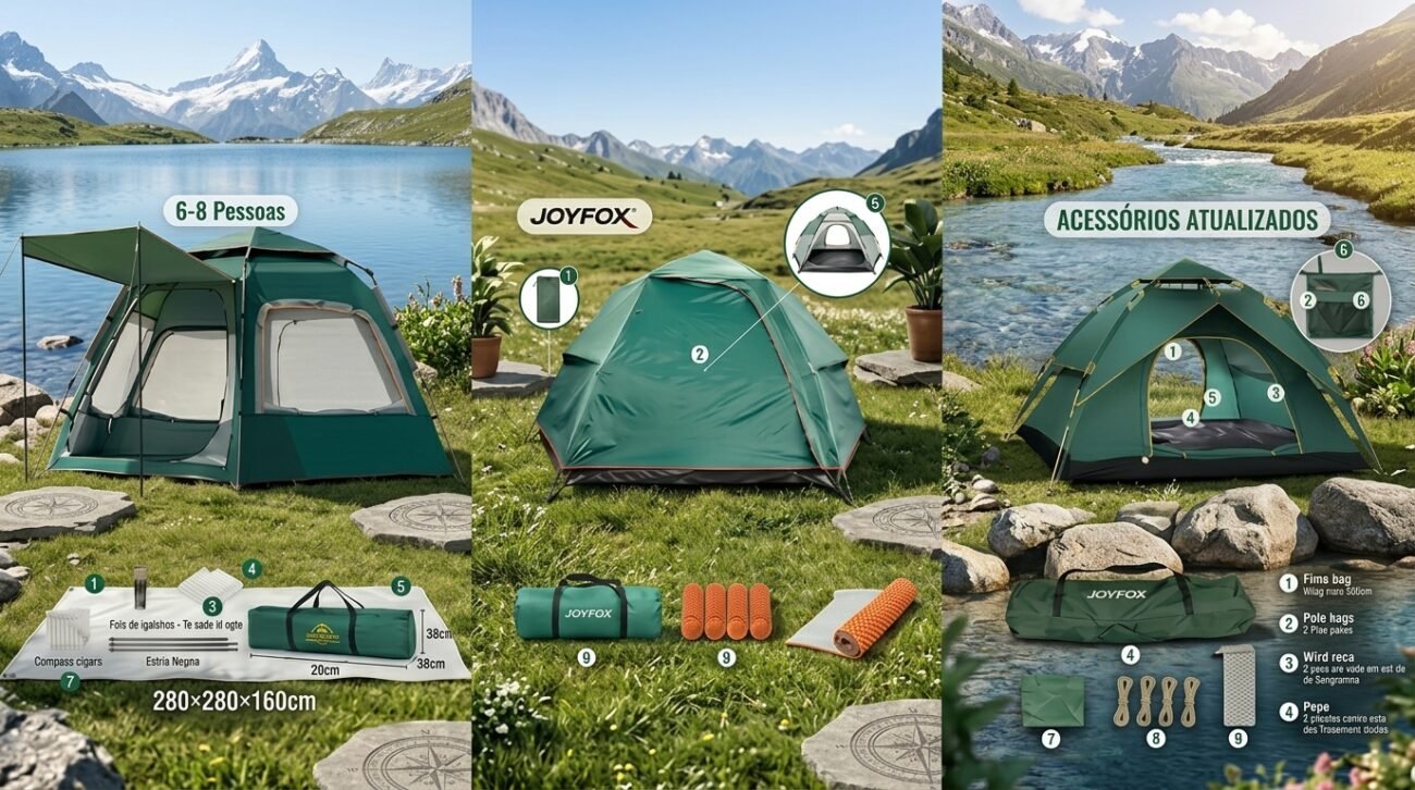 Qual a Melhor Barraca Automática para Camping?